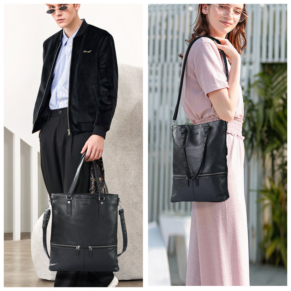 Laptop Tote Bag, Leather Work Tote for Computer Bag