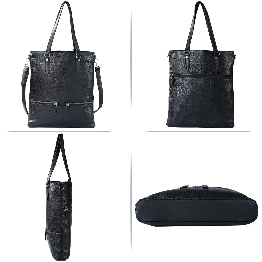 Laptop Tote Bag, Leather Work Tote for Computer Bag