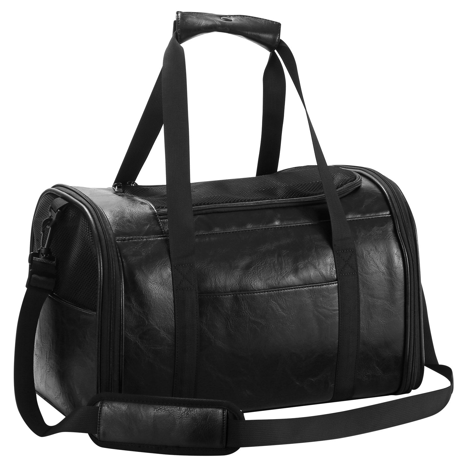 Fashion Leather Dog Carrier Cat Carrier Airline Approved Pet Carrier