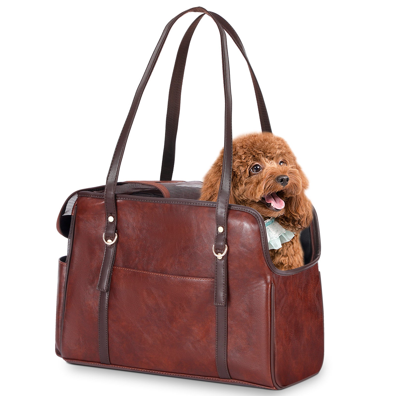 Fashion Leather Pet Carrier
