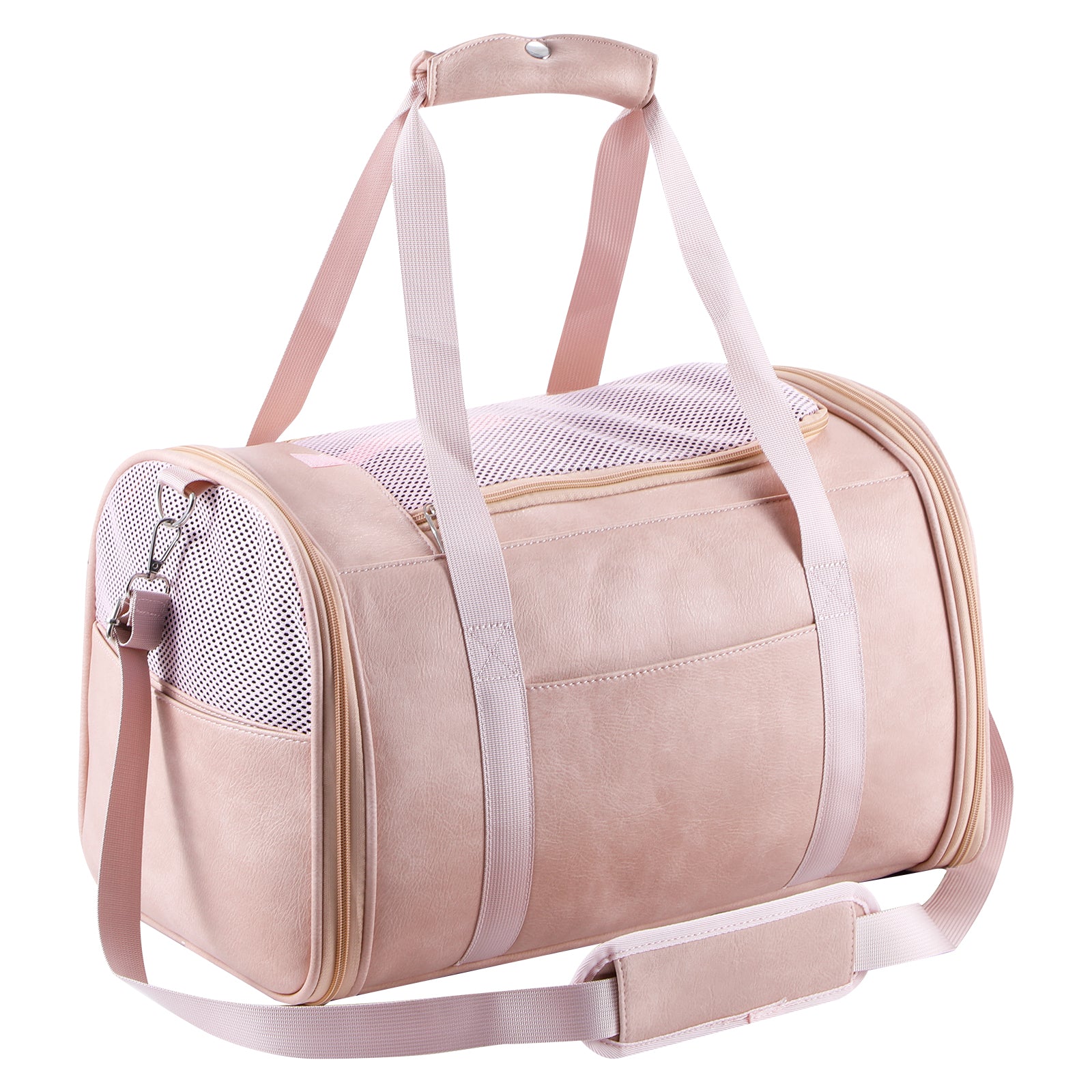 Fashion Leather Dog Carrier Cat Carrier Airline Approved Pet Carrier