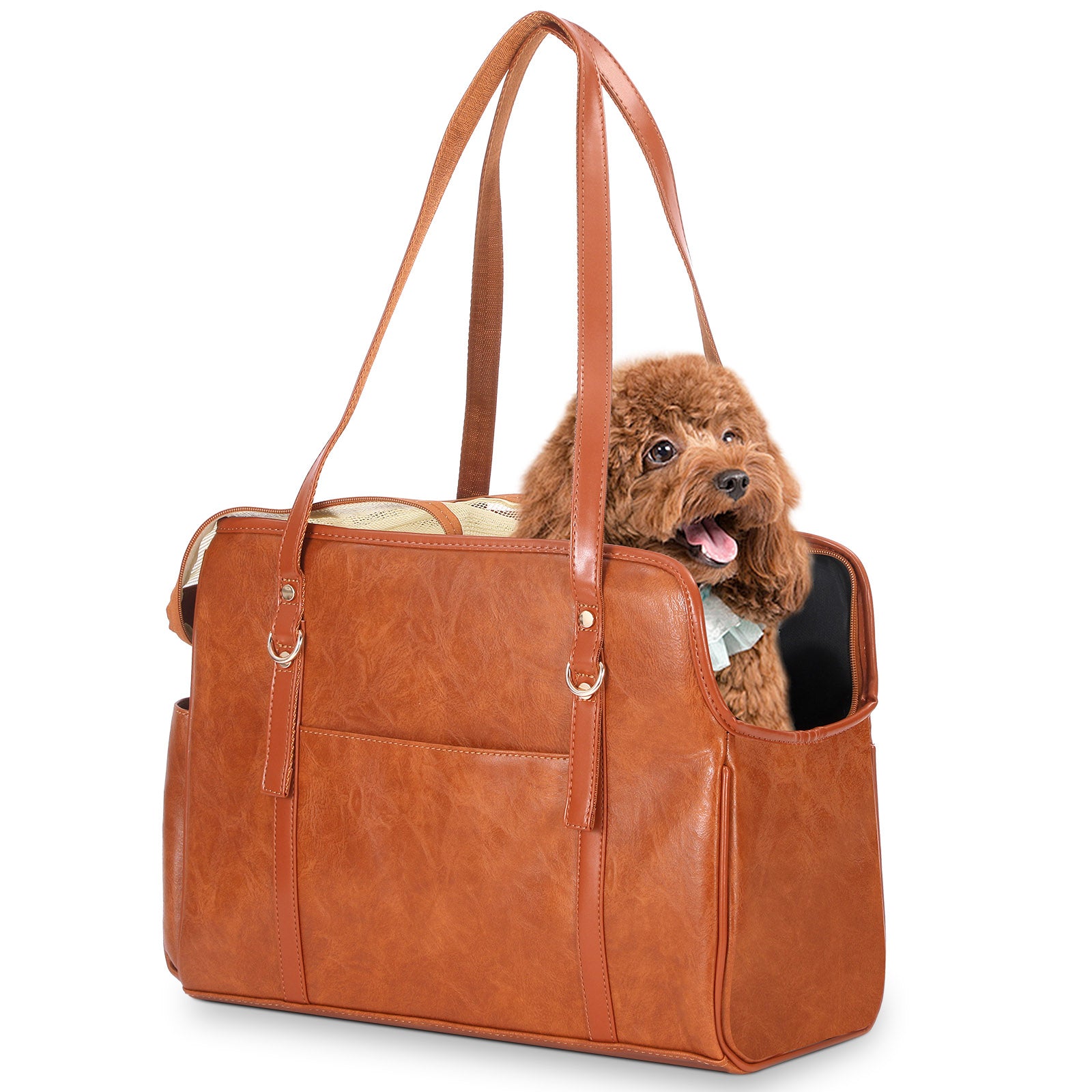 Fashion Leather Pet Carrier