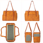 Fashion Leather Pet Carrier