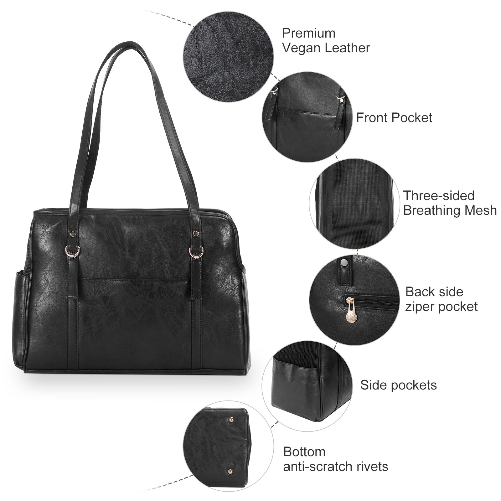 Fashion Leather Pet Carrier